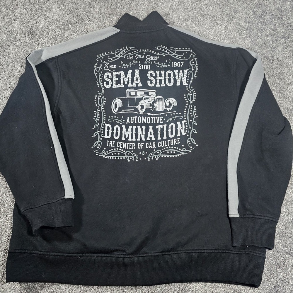 Piston Driven SEMA Show‎ Jacket Mens XXL Black 2018 Automotive Domination Zip Up
